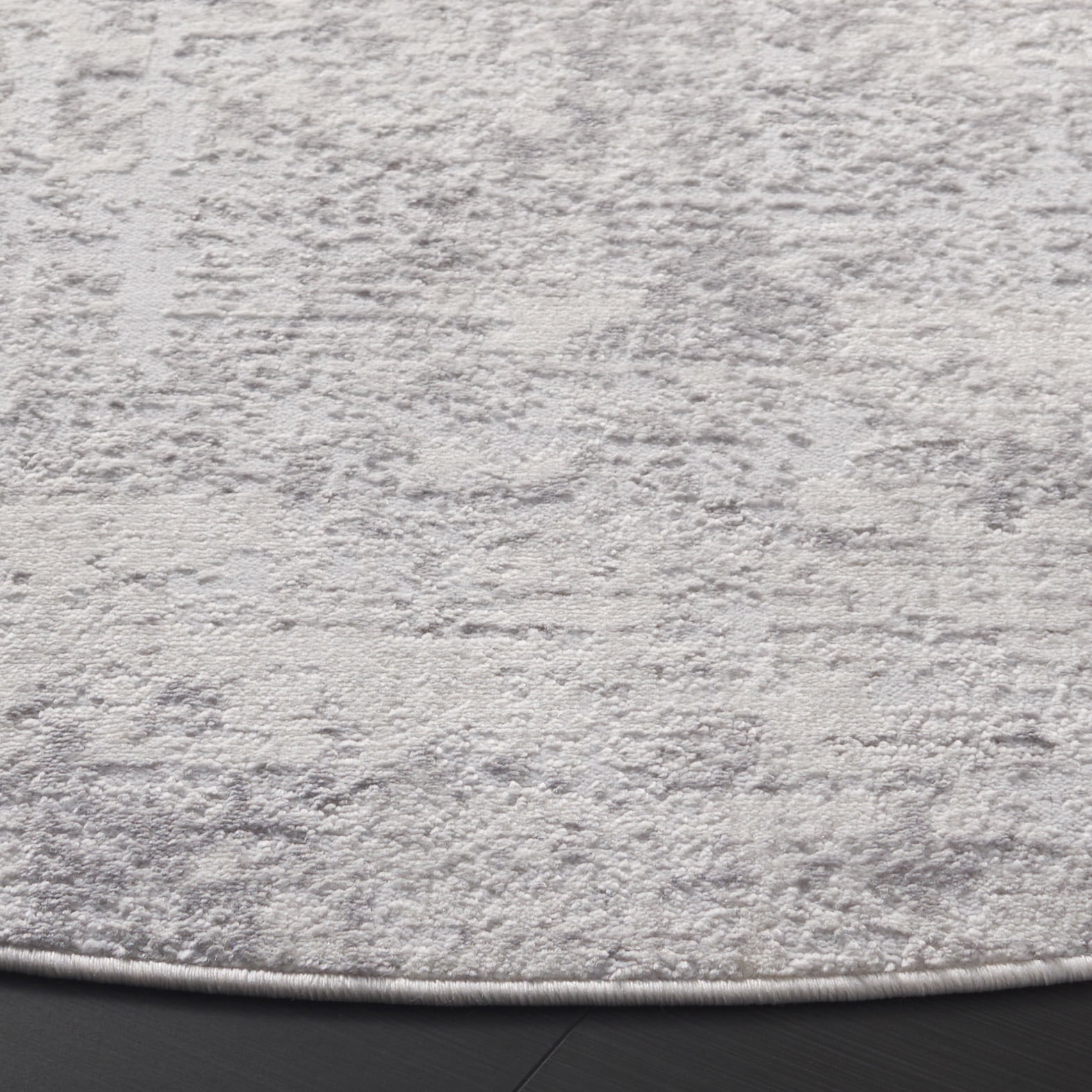 Safavieh Amelia Ian Abstract Area Rug, Ivory/Light Gray, 8' x 8' Round