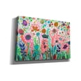 thumbnail image 2 of Epic Graffiti 'Garden Party2 by Noemi Ibarz, Canvas Wall Art, 60"x40", 2 of 8