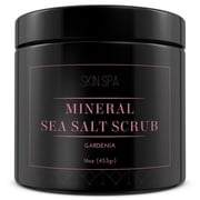 Mineral Sea Salt Scrub - Gardenia  16oz (453gr)