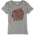 thumbnail image 1 of Camiseta gráfica para mujer Ralph Lauren Gris Extragrande, 1 of 1
