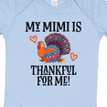 thumbnail image 4 of Inktastic Thanksgiving Mimi Thankful for Me Turkey Boys or Girls Baby Bodysuit, 4 of 5