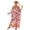 Orange Geometric, variant on Sunforyou Plus Size Caftans Loungewear Maxi Beach Dresses Kaftan Lightweight Moo Moos for Women