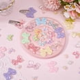 thumbnail image 3 of 80Pcs 4 Styles Bow Cabochons Resin Bowknot Charms Bulk Random Mixed Color Flatback Bowties Shaped Scrapbooking Embellishment Cabochon for Phone Case Hairpins DIY Crafting Jewelry Making, 3 of 4