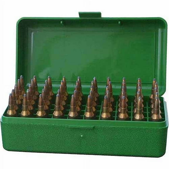 MTM RSLD Flip Top, 50-Round Ammo Case, Green
