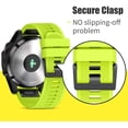 thumbnail image 3 of Silicone Strap Fenix 6X/Fenix 7X/Fenix 5X Plus/Fenix 6X Pro/Fenix 3/Fenix 3 HR/Tactix/Descent MK1/D2 Delta PX/D2 Charlie Fenix 5X 26mm, 3 of 8