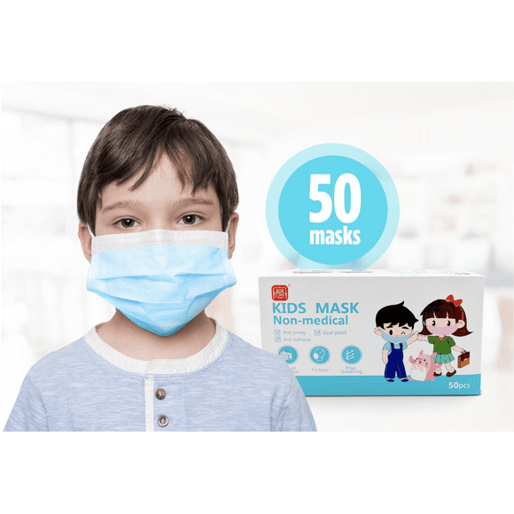Masque Jetable 3 Plis pour Enfants 50/boîte