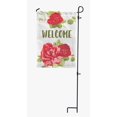 thumbnail image 4 of Printtoo White Welcome Garden Summer Camping Flags For Campers Double SidedFlagOutdoor Decor Sign CampsiteFlag, 4 of 4