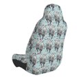 thumbnail image 3 of Picia Sea Otter Print Waterproof Sweating Car Seat Cover for Post Gym Workout, Running, Beach and Hiking, Universal Fit Anti-Slip Bucket Seat Protector, 3 of 5
