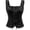 Black B, variant on Stamzod Corset Tops For Women Fashion 2023 Women'S Gothic Jacquard Shoulder Straps Tank Overbust Corsets Bustiers Plus Size Shapewear Tops