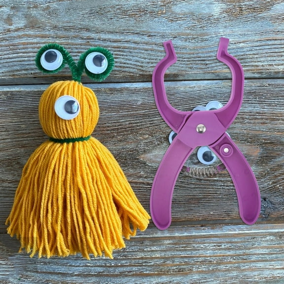 KONTONTY Safety Eyes Jig Pliers Auxiliary Tool for Attaching Doll Eyes And Nose DIY Craft Doll Eyes Install Accessories for Stuffed Animals