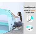 thumbnail image 4 of Carpa de playa Etto, 218 x 130 x 140 cm, UPF 50+, impermeable para 3-4, 4 of 8