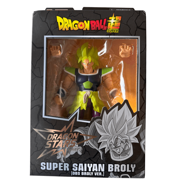 Bandai Dragon Ball Super Dragon Stars Super Saiyan Broly Action Figure, 6-Inch Fully Articulated Collectible Figure, Dragon Ball Super Series
