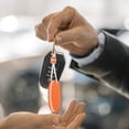 thumbnail image 2 of 2Pcs EVA Floating Keyring Water Buoyant Keychain for Kayak Canoe Marine Nautical Boating Swim Beach Outdoor (Orange), 2 of 6