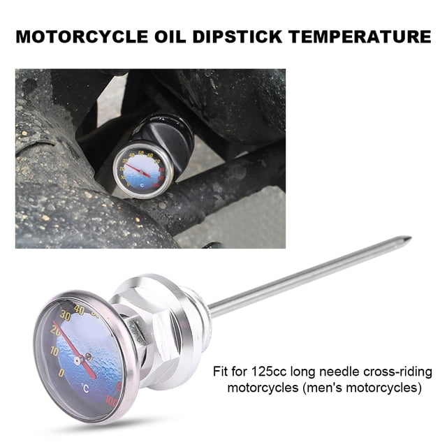 Oil Dipstick, Lightweight CNC Aluminum Alloy Easily Check Dipstick Temperature For Check Motorcycle Oil Level