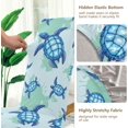 thumbnail image 5 of Sea Turtle Blue Turquoise Dining Room Chair Covers Chair Slipcovers Seat Protector Removable Washable Chair Cover For Home Kitchen Restaurant Hotel 4pcs, 5 of 6
