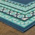 thumbnail image 2 of Oriental Weavers Meridian 6'7" x 9'6" Machine Woven Rug in Navy, 2 of 2