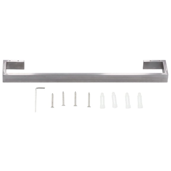 BIMZUC 50cm 304 Stainless Steel Wall‑Mounted Towel Rack – Elegant Silver, Durable, Space‑Saving Design for Bathroom & Kitchen
