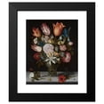 thumbnail image 2 of Ambrosius Bosschaert the Elder 15x17 Black Modern Framed Museum Art Print Titled - Flowers in a Glass (1606), 2 of 5