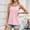 Pink, variant on Spring Tops for Women Tank Top for Women Womens Tank Top Summer Sleeveless Tees Striped Color Block Shirt Casual Loose Fit Pullover Tunic Blouse Sleeveless Top Vest for Women Black M