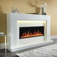 thumbnail image 4 of Litedeer Homes Latitude 65" Smart Electric Fireplace with App, Crackling Fire Sounds, Reflective Amber Glass, Black - ZEF65XA, 4 of 5