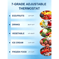 thumbnail image 4 of GGTB 5 Cu.ft Chest Freezer, Top Open Door, Adjustable Temperature (7 Settings), White, 4 of 10