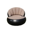 thumbnail image 2 of Halons Portable inflatable sofa PVC recliner, blue purple brown, 26.8 x 20.9 x 20.5 in, folding lazy couch for indoor living room or outdoor camping furniture, 2 of 6