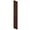 Mahogany, variant on Side Panel - for Open Access Designer Locker and Designer Gear Locker - 18 Inches Deep - with Sloping Hood - Blue