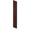 Salsbury Industries 30044MAH Side Panel - Open Access Designer Wood Locker - 24 Inches Deep - with Sloping Hood - Mahogany