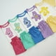 thumbnail image 5 of Ropa de verano para niños 2024, ropa para niñas pequeñas, camisetas y pantalones cortos con dibujos animados de osos cariñosos, conjunto de 2 piezas para niños, parte superior e inferior, 5 of 5