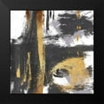 thumbnail image 2 of OnRei 12x12 Black Modern Framed Museum Art Print Titled - Rotational Pull Muted Purp, 2 of 5