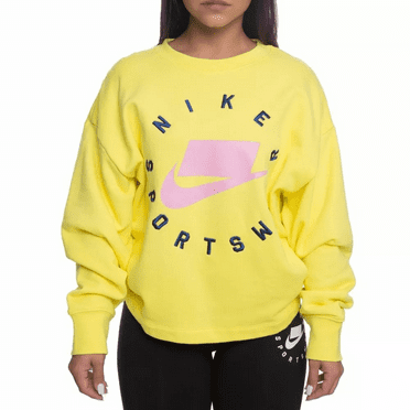 NIKE FRENCH TERRY CREW WOMEN'S SWEATSHIRT MEDIUM