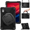 thumbnail image 2 of For Lenovo Tab M11/K11 LTE TB-330FU 11 inch Case, 360 Rotatable Handle Stand, Shoulder Strap, Drop-Proof Design, Black, 2 of 7