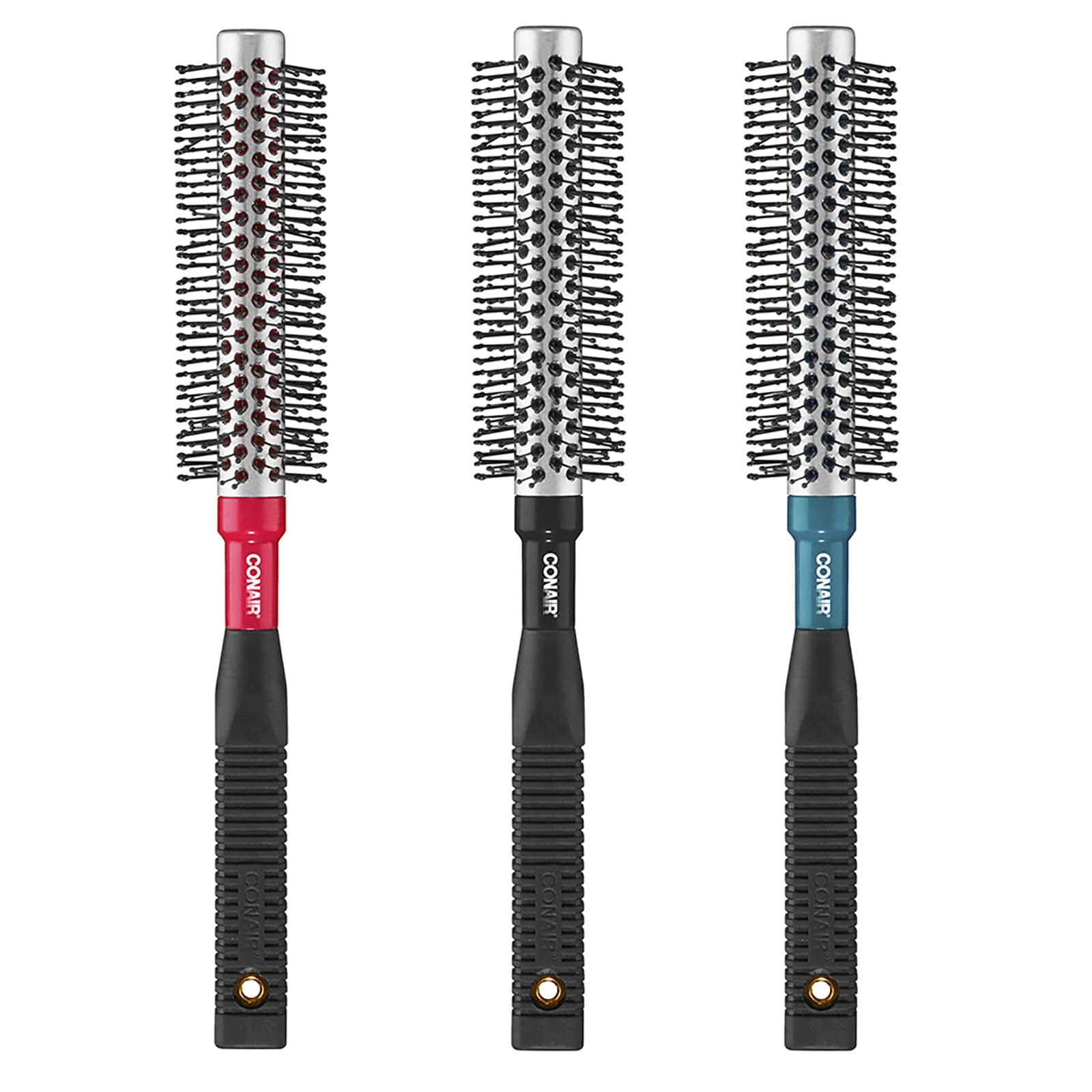 Conair 12 Row Full Round Hot Curling Brush Colors May Vary Pack of 6