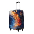thumbnail image 1 of Fotbe Galactic Dog Swirls Art Funda Protectora para Equipaje, Antirrayones y Resistente a la Suciedad, Compatible con Maletas de 18 a 32 Pulgadas-Large, 1 of 7