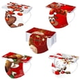 thumbnail image 1 of De Una Sola Vez, Funda Navideña Para La Cara, Funda Bonita Con Estampado Navideño Para La Cara, Transpirable, 3 Capas, Funda Para La Boca Con Gancho Para La Oreja 50 Uds. Yuarrent HA038959-00, 1 of 6