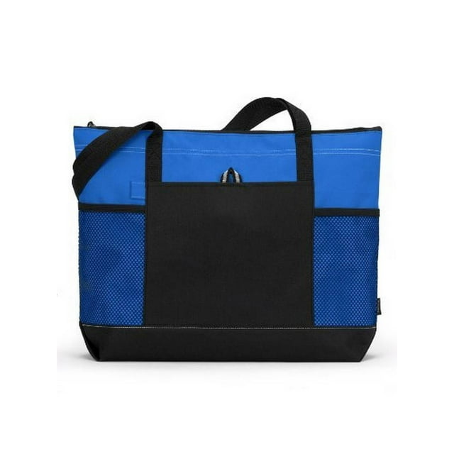 Gemline Select Zippered Tote Bag - Royal