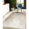 thumbnail image 4 of Ombre Decorative Rug, Fractal Mosaic Form Simplistic Abstract Triangles Color Transition Effect, Quality Carpet for Bedroom Dorm and Living Room, 6 Sizes, Pale Sepia, by Ambesonne, 4 of 4