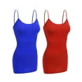 thumbnail image 2 of Ubras Women's Cool Feeling Bra Camisole - Built-in Bra Tank Top With Spaghetti Straps For All-Day Wear 2 of 14