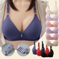thumbnail image 3 of Oyedens Wireless Padded Bra for Women Sexy Supportive No Underwire Push up Everyday Bras Plus Size, 3 of 5