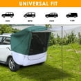 thumbnail image 6 of SUV Tailgate Tent with Awning Shade, Car Roof Canopy and Poles, Water Resistant Camping Tent, Outdoor Travel Preferred, Universal Fit Most SUV- Green, 6 of 11