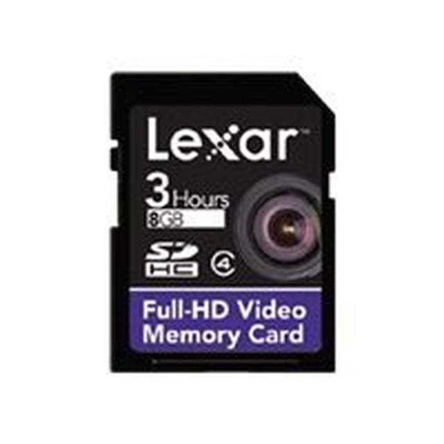 Lexar Vidéo Full HD Carte Mémoire - Carte Mémoire Flash - 8 Go - SDHC