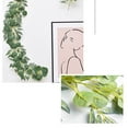 thumbnail image 5 of Twfbrm Artificial Eucalyptus Garland, 6.6 FT Realistic Silk Green Leaves Vine Foliage Garland, UV Resistant Faux Ivy Vine Hanging Plants Greenery Garland Spring Decor for Mantle Wedding Party Garden, 5 of 9