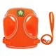 thumbnail image 3 of Conjunto de arnés y correa de malla para perros pequeños, arnés reflectante ajustable para cachorros y gatos, correa para el pecho para pasear al aire libre, 3 of 5