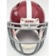 thumbnail image 5 of Devonta Smith Autographed Alabama Crimson Tide Speed Mini Helmet Beckett BAS 189551, 5 of 5