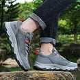 thumbnail image 5 of Mens Sneakers Leather Running Shoes Trainers Sneaker Casual Hiking Shoes, 5 of 8