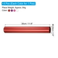 thumbnail image 2 of Uxcell Relay Track Baton Aluminum Tube Field Running Race Stick for Athletics Sport, Red Purple Pink Silver, 2 of 8