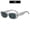 C3-Transparent gray frame with gray lenses, variant on 2026 European and American New Fashion Small Frame Square Sunglasses, Unique Trendy Street Style Sunglasses for Women