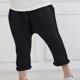 thumbnail image 5 of Odeerbi 1-11 Años Niños Niñas Algodón Lino Pantalones Recortados Verano Color Sólido Drop Crotch Pantalones Arrugados Pantalones Transpirable Ligero, 5 of 6