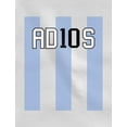 thumbnail image 2 of Adios Number 10 Shirt Argentina Flag Soccer Legend T-Shirt 3X-Large White, 2 of 5