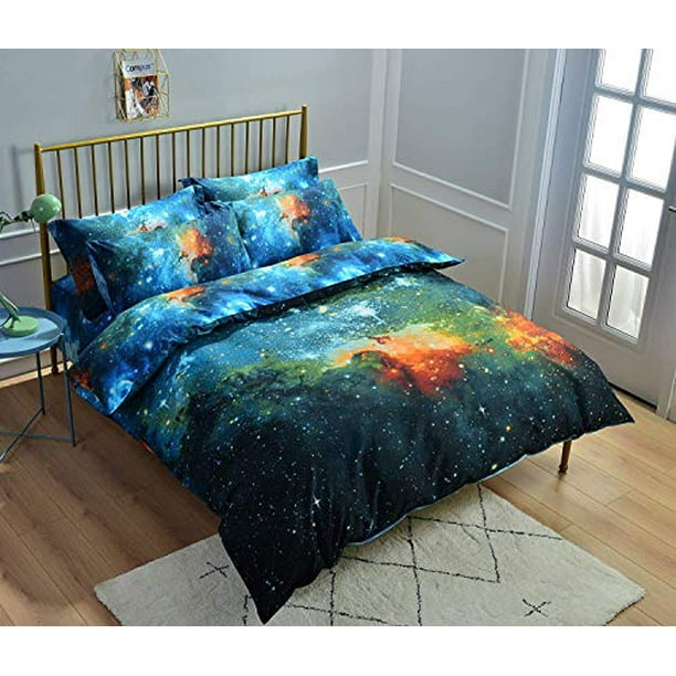 Cliab Galaxy Bedding For Kids Boys, What Do U Put Inside A Duvet Cover